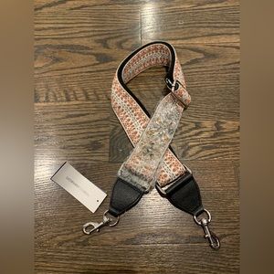 Rebecca Minkoff Jewel Stud Jacquard Guitar Strap